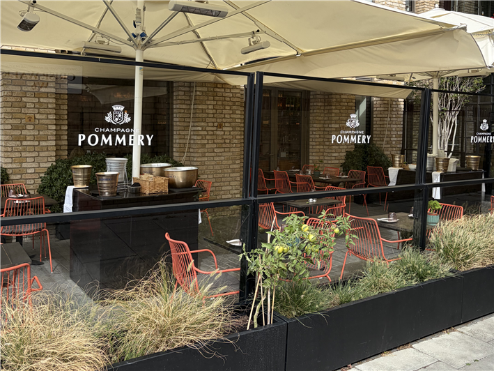 outside seating